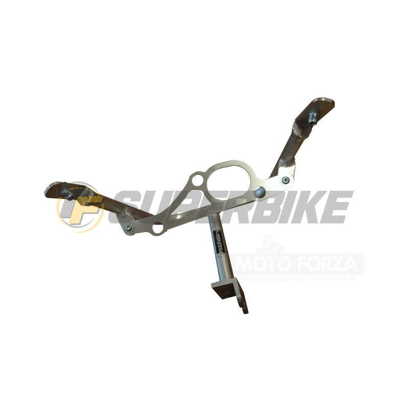 Araña duraluminio plata Yamaha R3 2019-2024