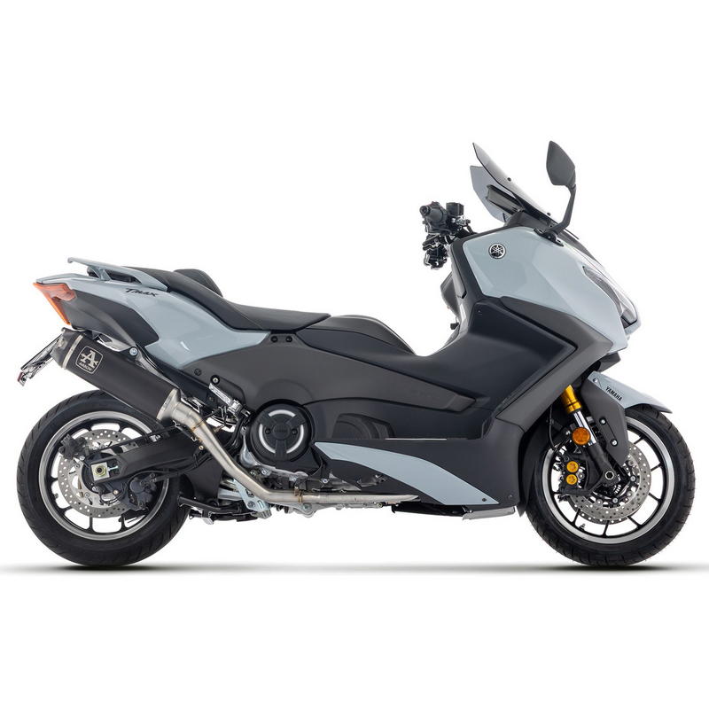 Sistema completo Racing Yamaha T-MAX 560 2025- con escape Indy Race titanio dark