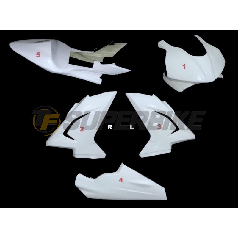 Carenado de fibra Aprilia RS 125 SP 2006-2013