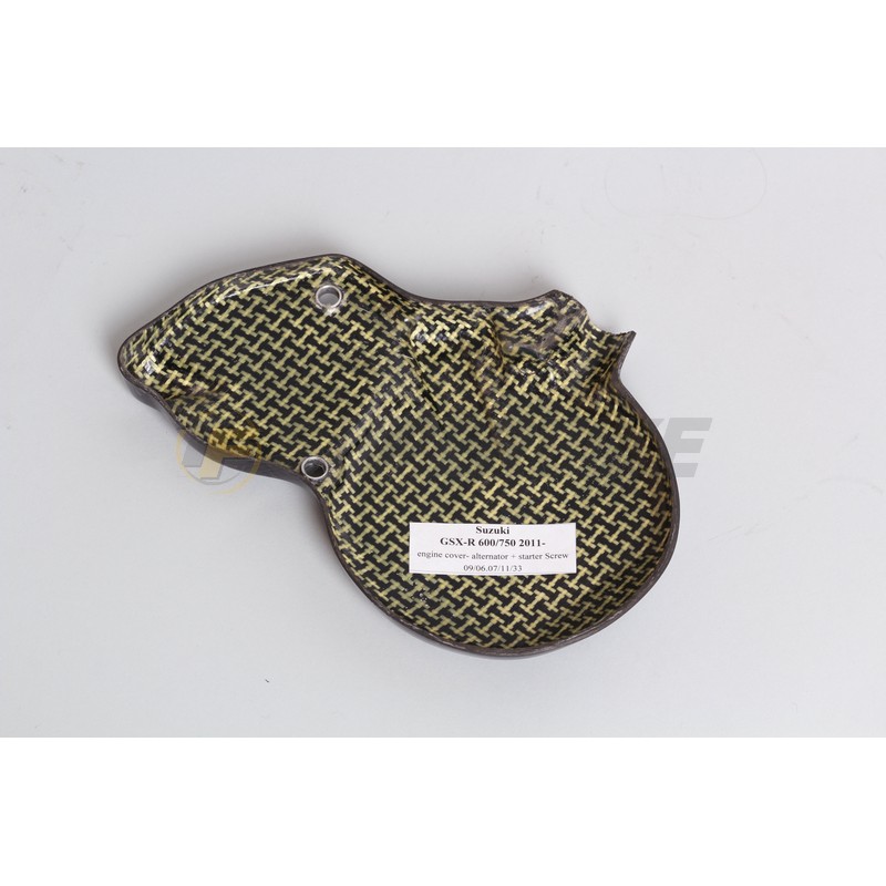 Kit protectores cárter Suzuki GSX-R 600 / 750 2011-2017 fibra de carbono