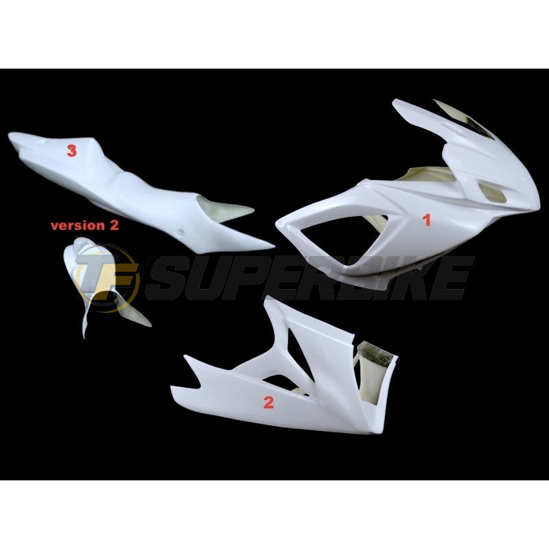 Carenado de fibra Suzuki GSX-R 600 / GSX-R 750 2006-2007 colín racing v2