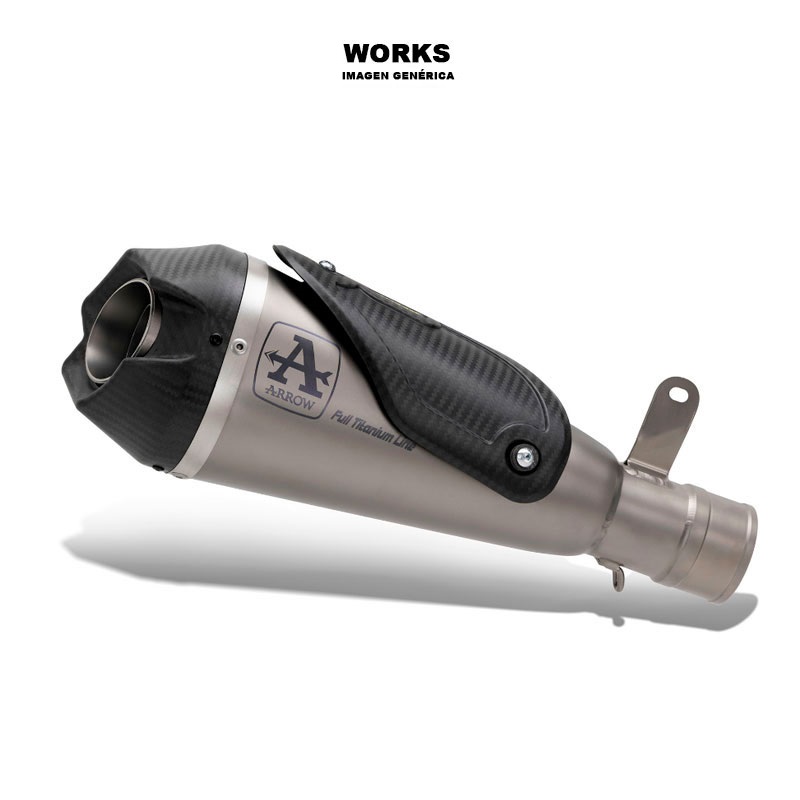 Escape Works titanio Suzuki GSX-8R / GSX-8S 2024-2026
