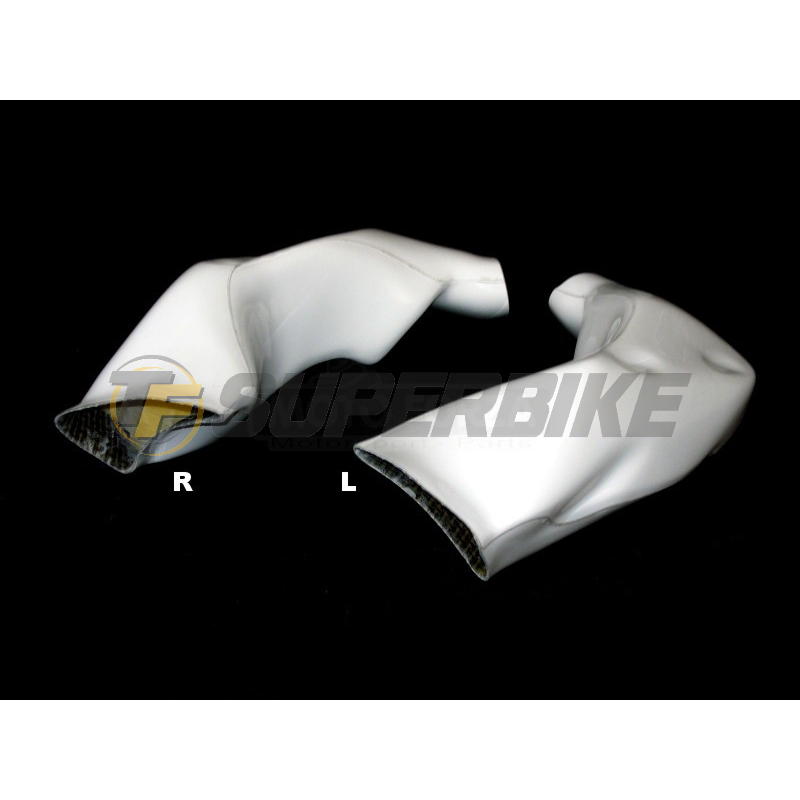 Tobera derecha fibra de vidrio Honda CBR600RR 2003-2004