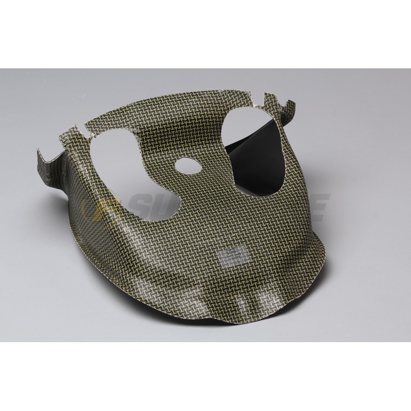 Canalizador de aire tipo racing fibra de vidrio Yamaha R1 2012-2014