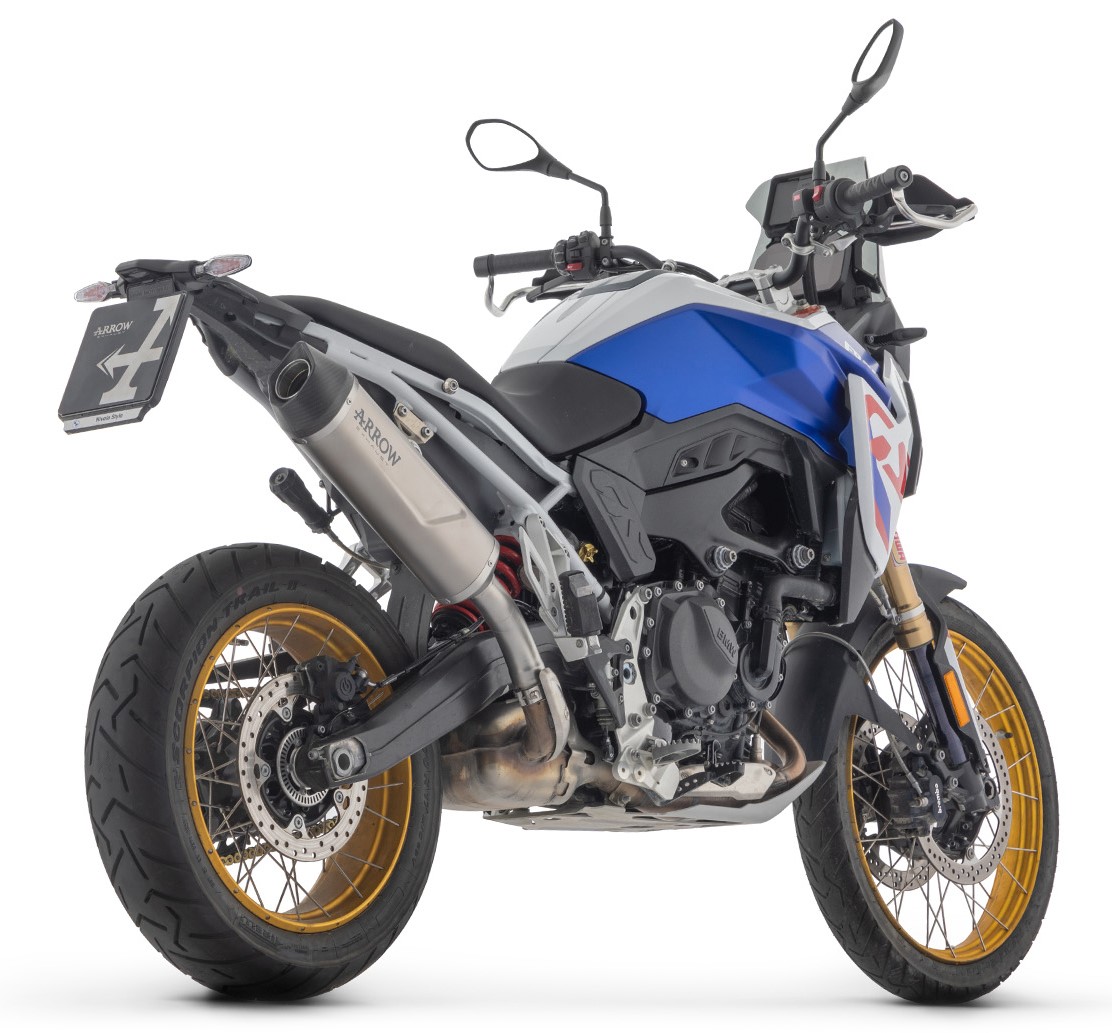 Escape Indy-Race titanio fondo carbono BMW F800GS / F900GS / Adventure 2024-2025