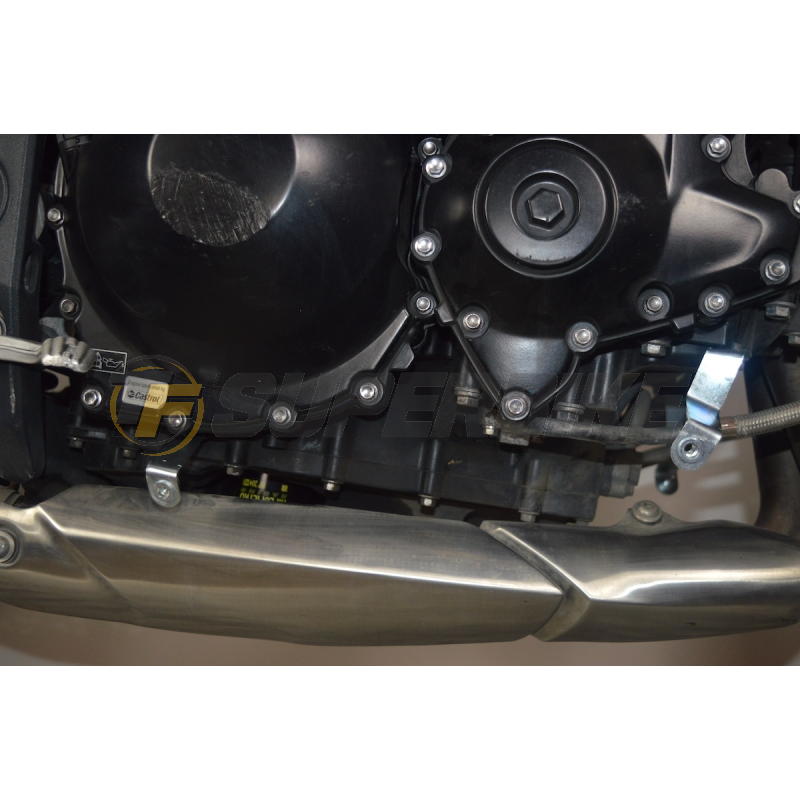 Quilla fibra de vidrio v1 Triumph Speed Triple 1050 2011-2015 con kit de montaje