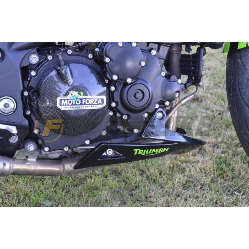Quilla fibra Triumph Speed Triple 1050 2005-2010 con kit de montaje