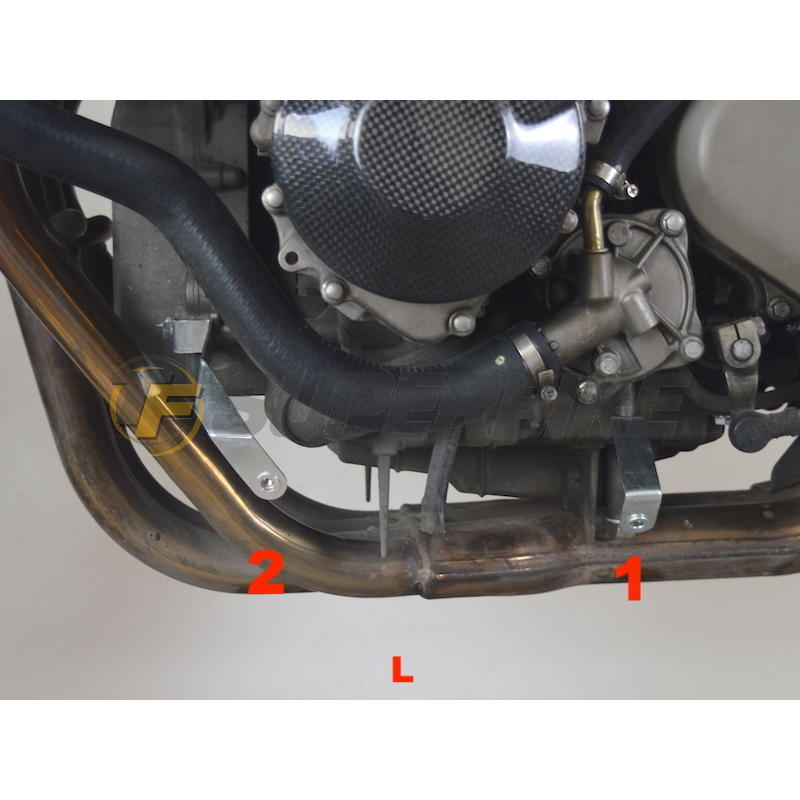 Quilla fibra de vidrio v1 Honda CB600F Hornet 1998-2006 con kit de montaje