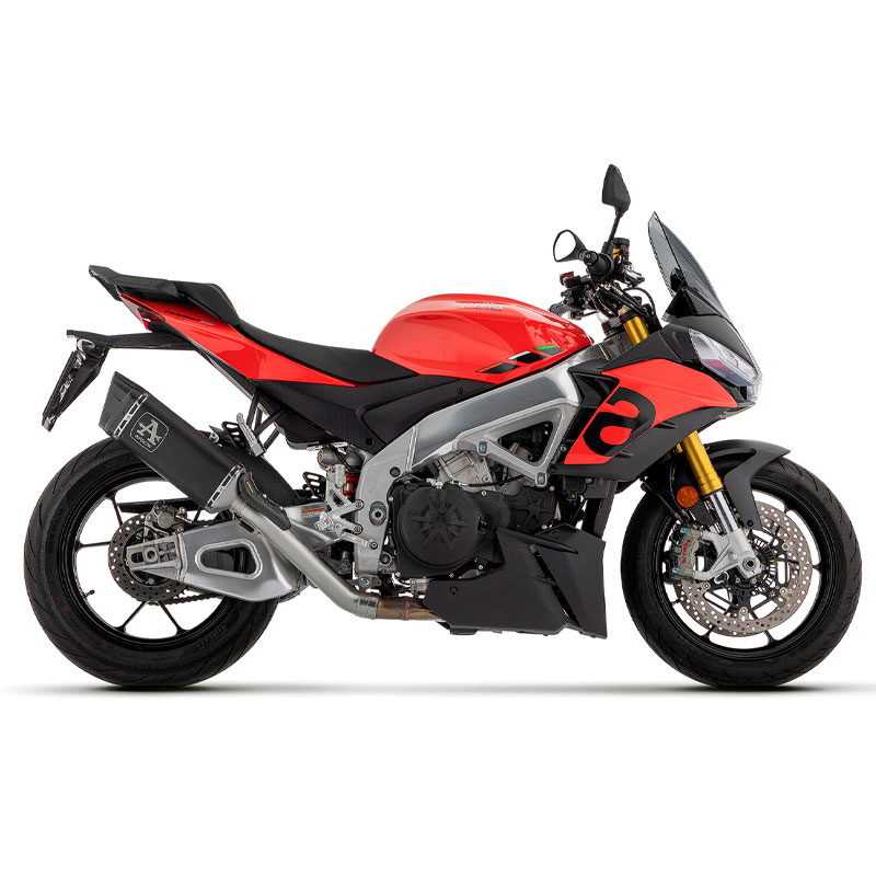 Escape Pista titanio Dark con conector acero Aprilia RSV4 Factory / Tuono V4 2021-2024