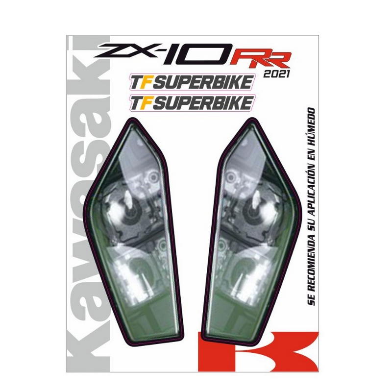 Adhesivos réplica faros Kawasaki ZX-10R 2021-2024