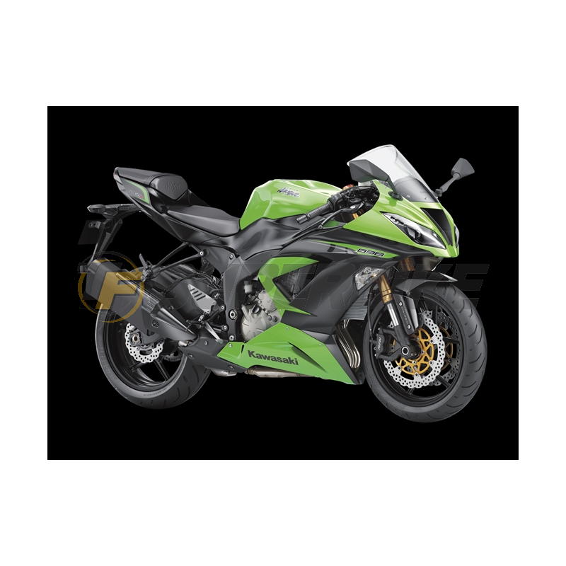 Araña racing duraluminio con ram air para conversión Kawasaki ZX-6R 2013-2018