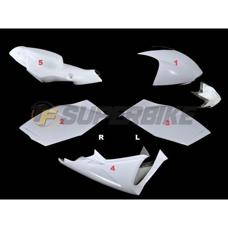 Carenado de fibra BMW K1200S 2004-2008