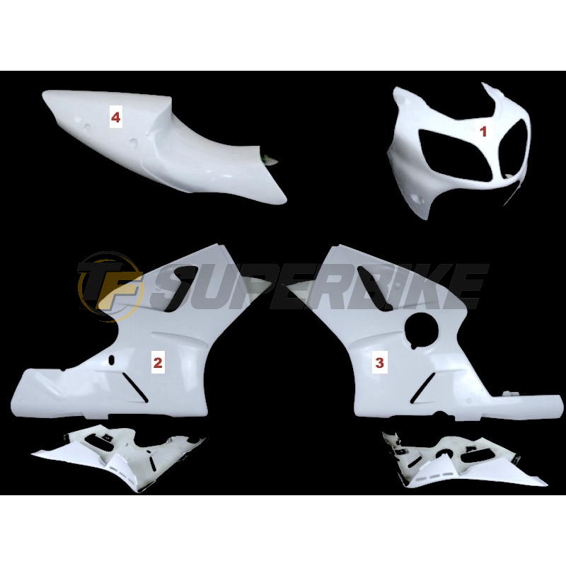 Carenado de fibra Street Kawasaki ZX-12R 2000-2001