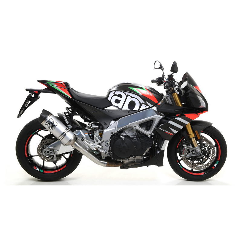 Conector catalítico homologado titanio para colectores originales Aprilia Tuono V4 1100 2019-2020