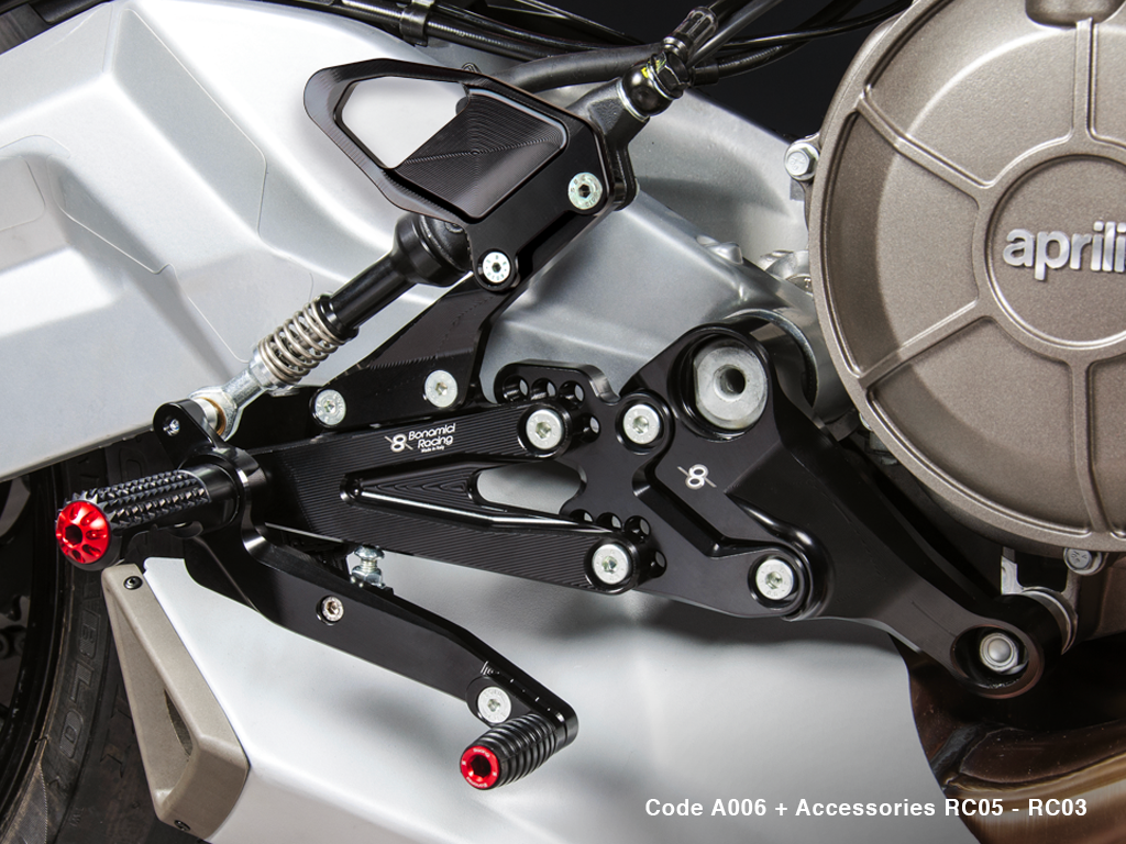 Estriberas regulables Aprilia RS660 / Tuono 660