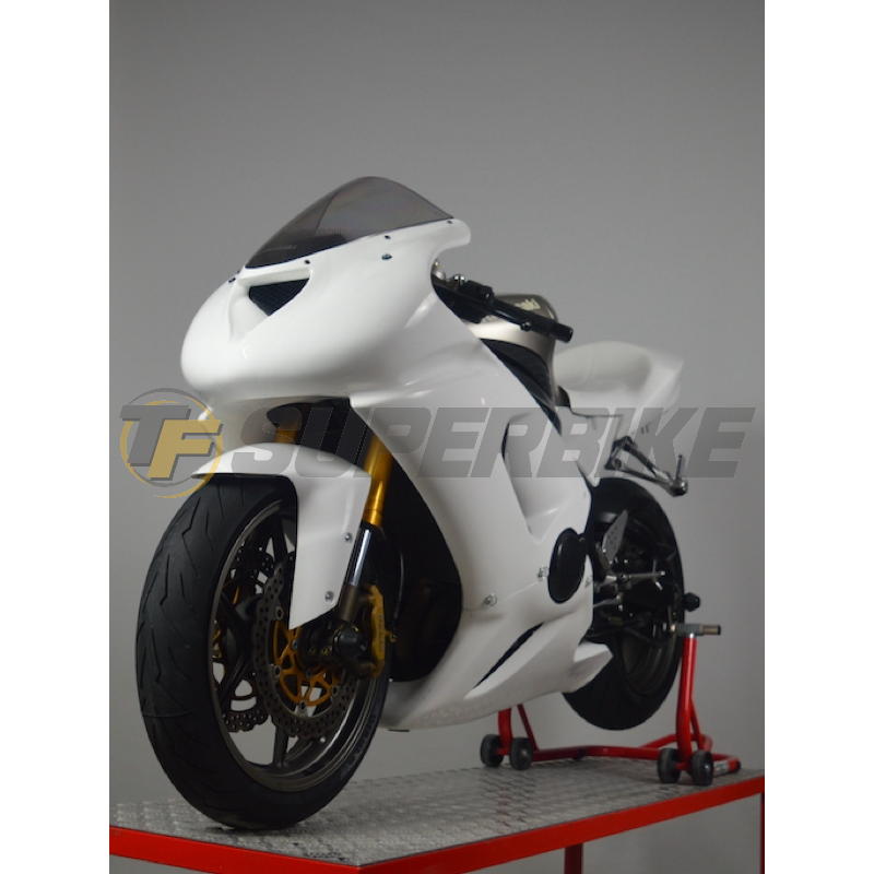 Carenado de fibra Kawasaki ZX-6R / RR / 636 / Ninja 2005-2006 colín racing