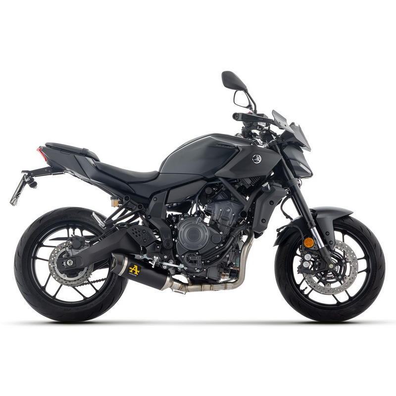 Sistema completo Racing Yamaha MT-07 2025- con escape Thunder aluminio Dark