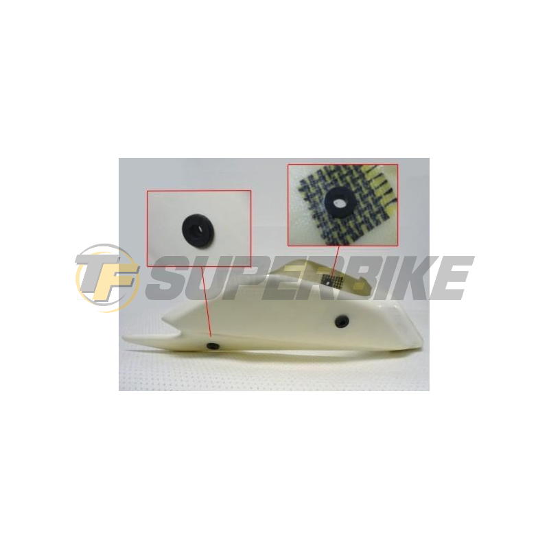 Quilla fibra de vidrio Ducati Hypermotard 796 / 900 SS / S2R / S4R / Supersport 1000 con kit de montaje