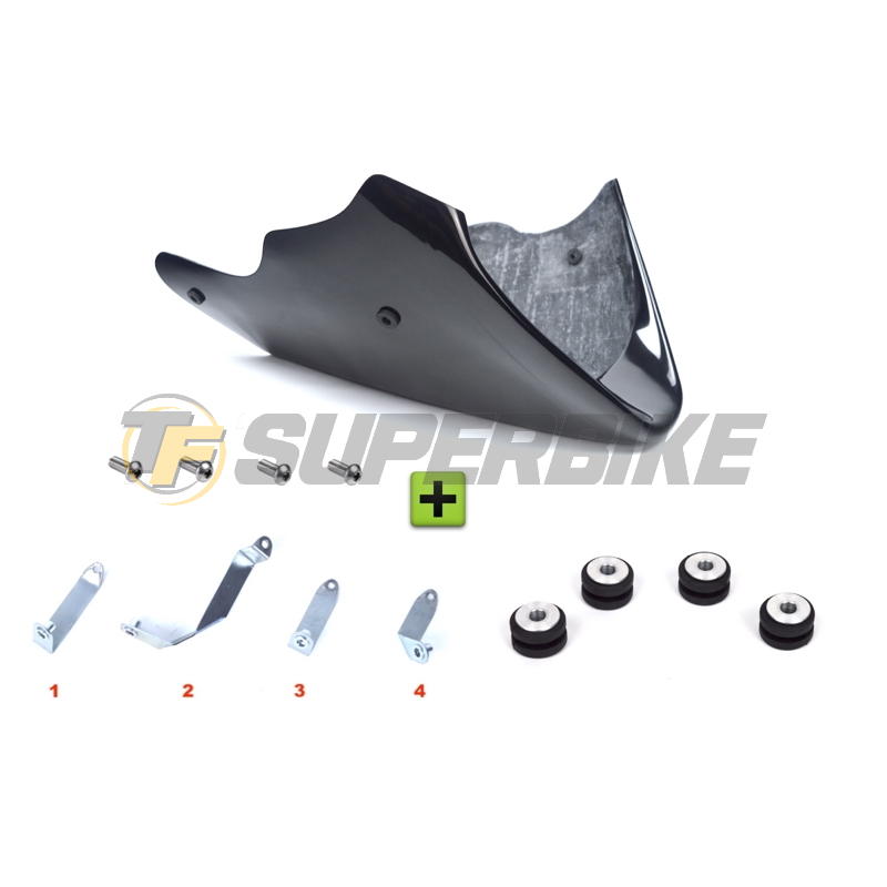 Quilla fibra de vidrio v1 Honda CB600F Hornet 1998-2006 con kit de montaje