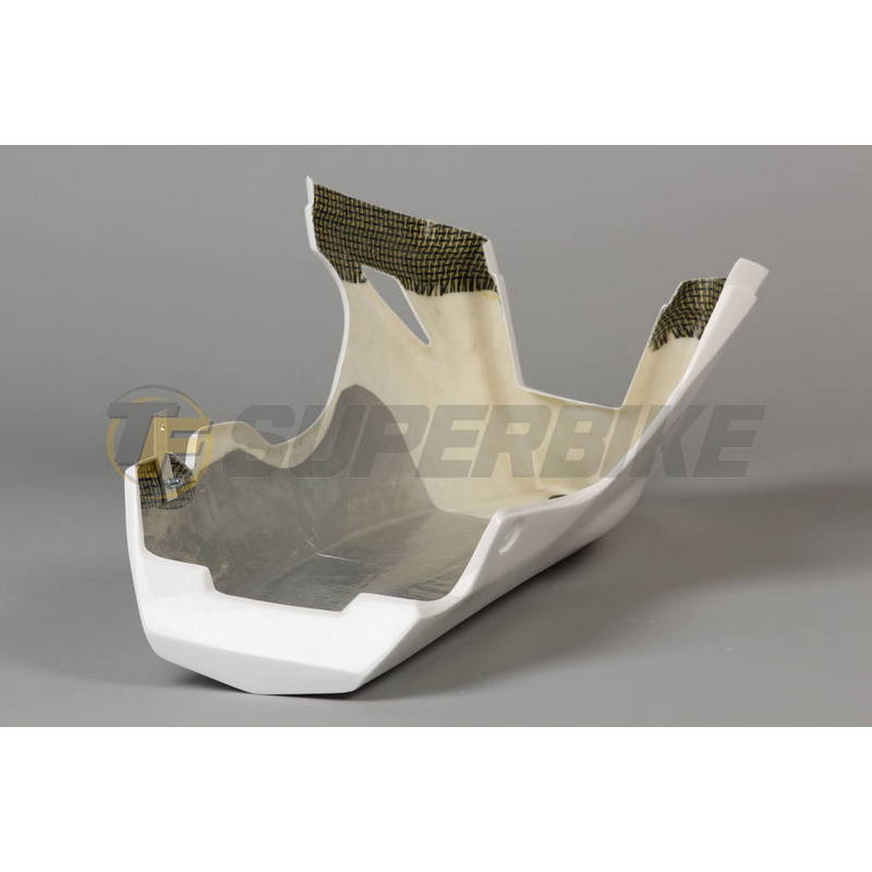 Quilla fibra de vidrio Kawasaki Ninja 400 2018-2023 para escape original o racing