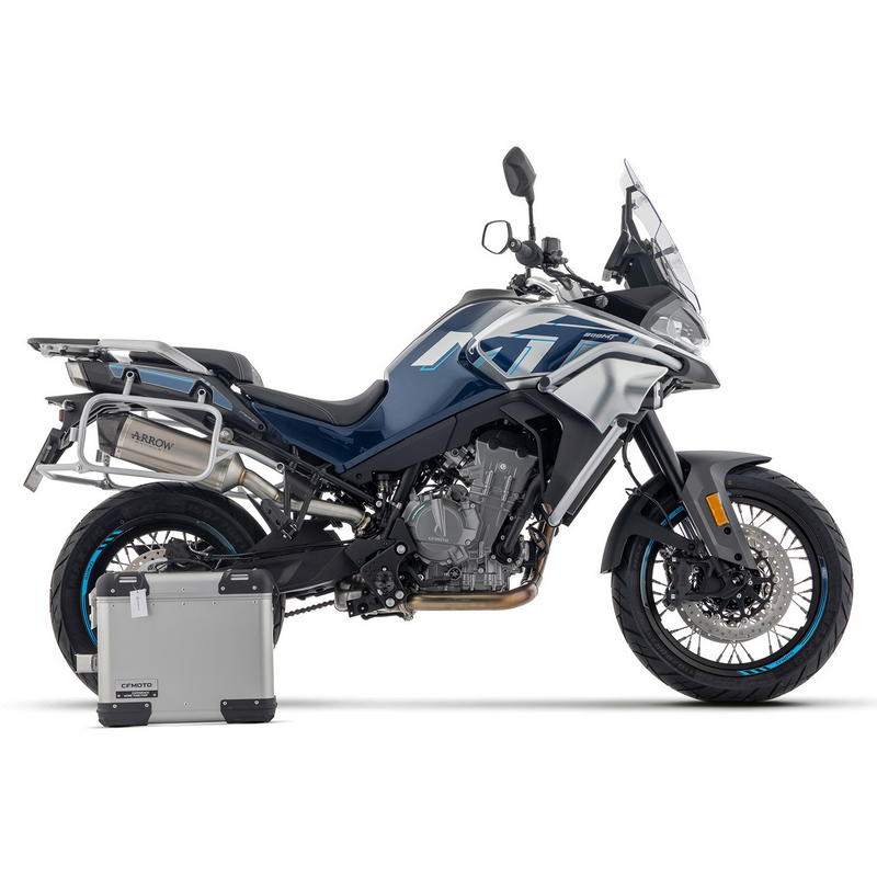 Escape Race-Tech titanio fondo carbono CF MOTO 800 MT 2025