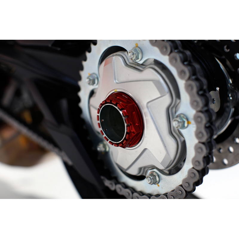 Tuerca ergal Thunderbolt porta corona Ducati-MV Agusta / Eje trasero Ducati /Speed Triple RS 1200