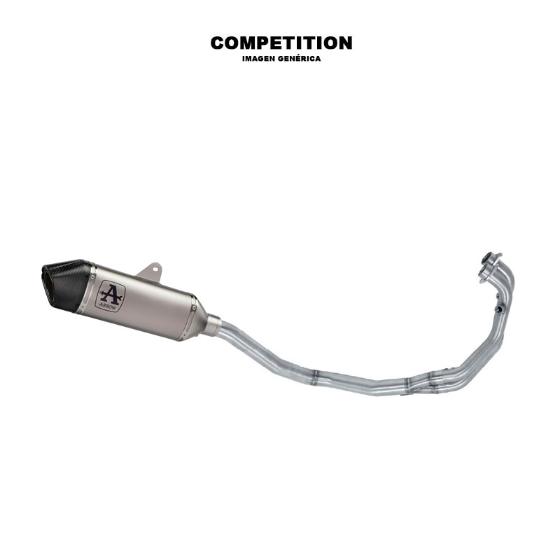 Sistema completo Kawasaki Ninja 650 / Z650 2024- homologado con escape Veloce titanio
