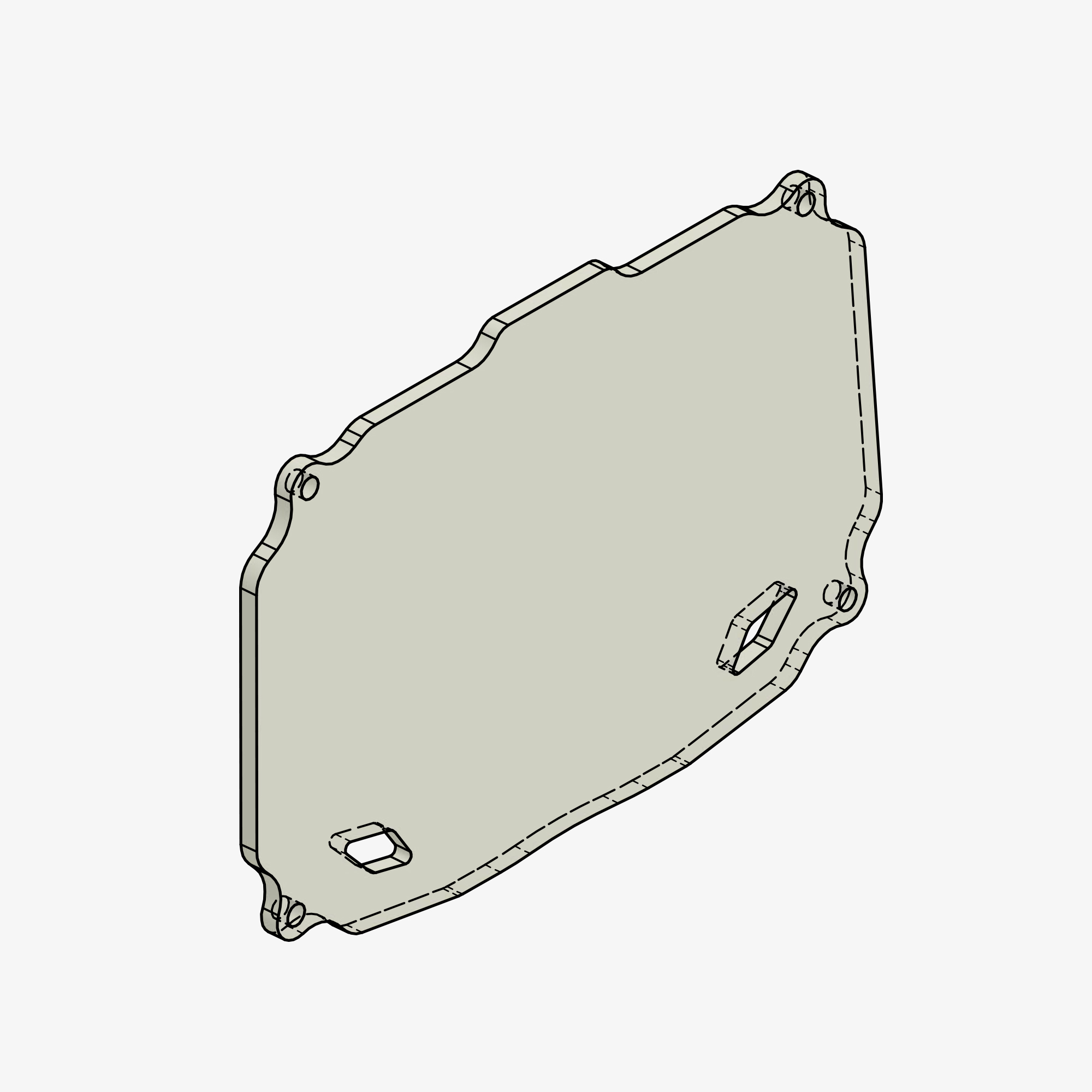 Metacrilato recambio para protector cuadro Kawasaki ZX-10R 2021-2026 / ZX-6R 2024-2026 / ZX-4R 2023-2026