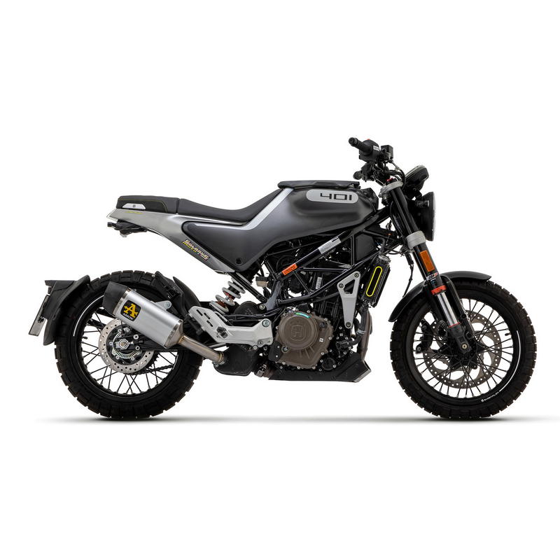 Escape Indy Race aluminio fondo carbono Husqvarna Svartpilen / Vitpilen 401 2020-2023