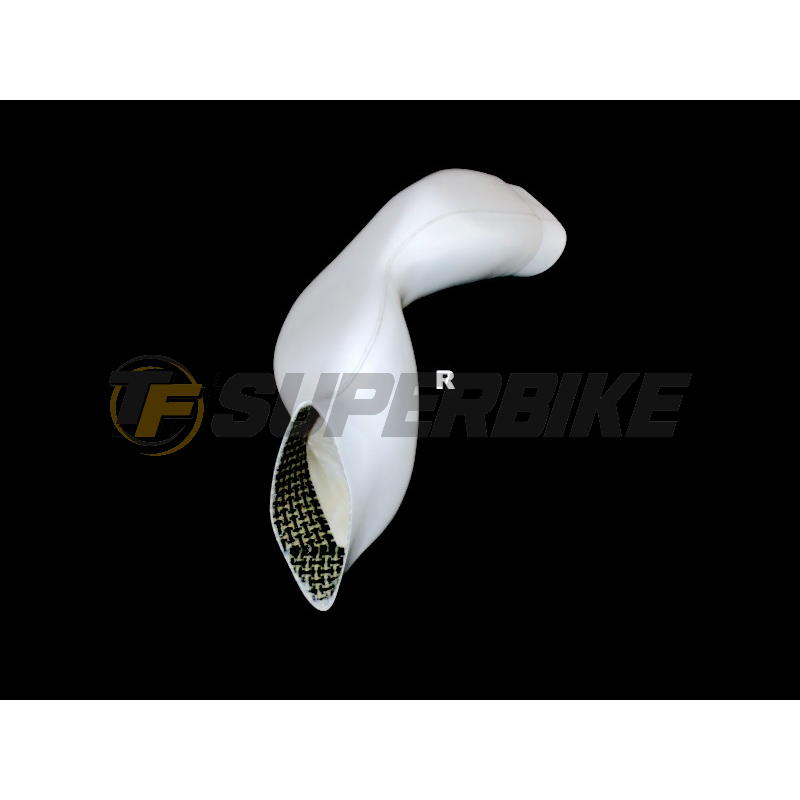 Tobera derecha fibra de vidrio Suzuki GSX-R 1000 2007-2008