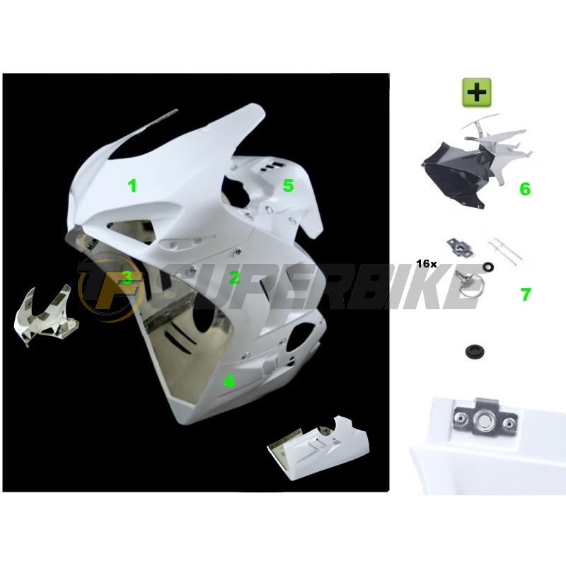 Kit transformación parte frontal Ducati Panigale V4 2018-2022 a Panigale V4R 2023-2024