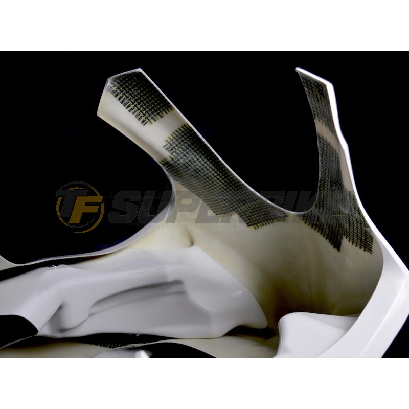Tobera izquierda fibra de vidrio Suzuki GSX-R 1000 2017-2023