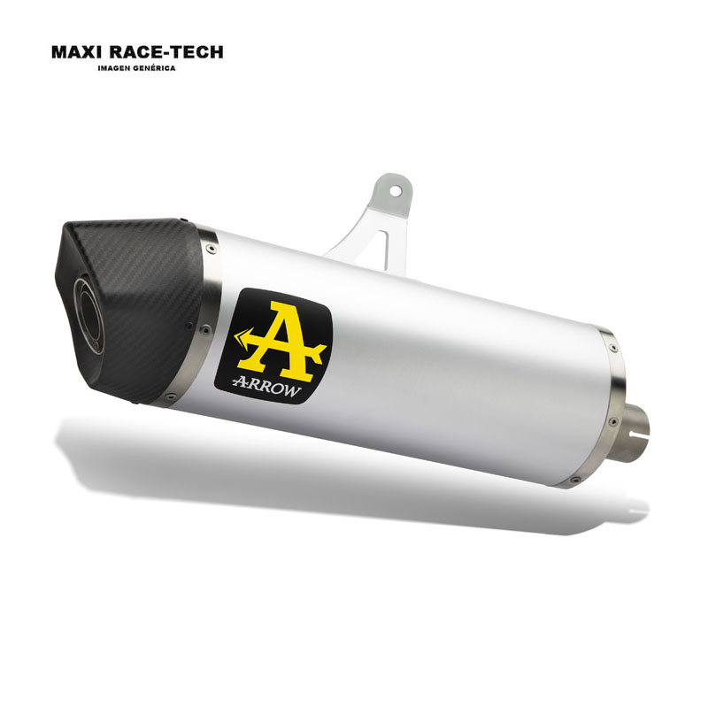 Escape Maxi Race-Tech aluminio fondo carbono Honda Africa Twin CRF 1100 L 2020-2024