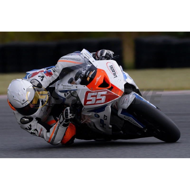 Carenado de fibra BMW S1000RR 2012-2014 SBK 6 piezas colín racing