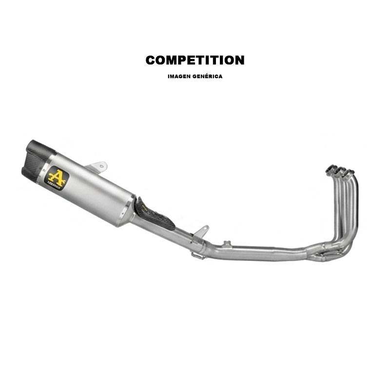Sistema completo Competition SBK full titanio con escape Indy Race fondo carbono Honda CBR1000RR-R 2026