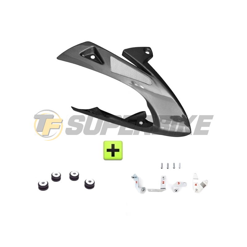 Quilla fibra Triumph Speed Triple 1050 2005-2010 con kit de montaje
