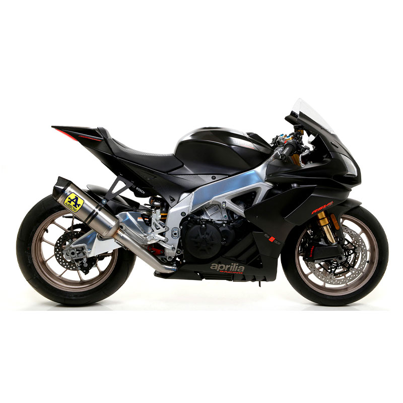 Escape Race-Tech homologado titanio fondo carbono Aprilia RSV4 / Tuono V4 2019-2020