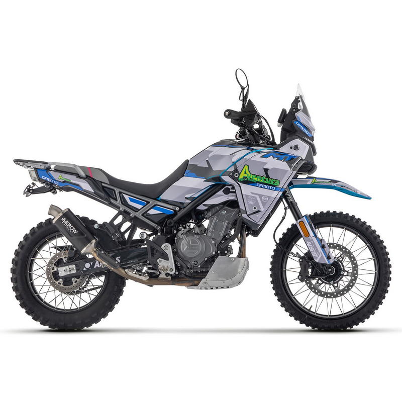 Escape Indy Race EVO aluminio Dark CF MOTO 450 MT 2024