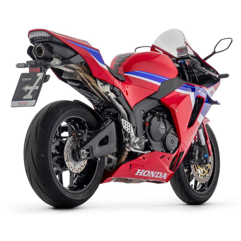 Escape Indy-Race aluminio Dark fondo carbono Honda CBR600RR 2023-2025