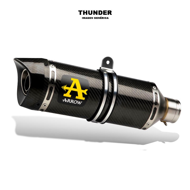 Escape Thunder fibra de carbono Honda CB125R 2018-2020