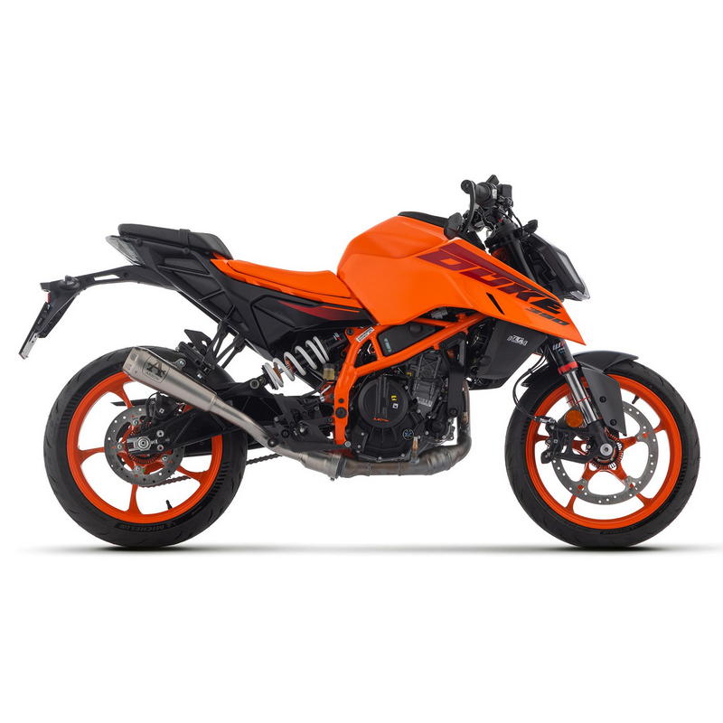 Escape Pro-Race Nichrom fondo acero KTM Duke 125 / Duke 390 2024-