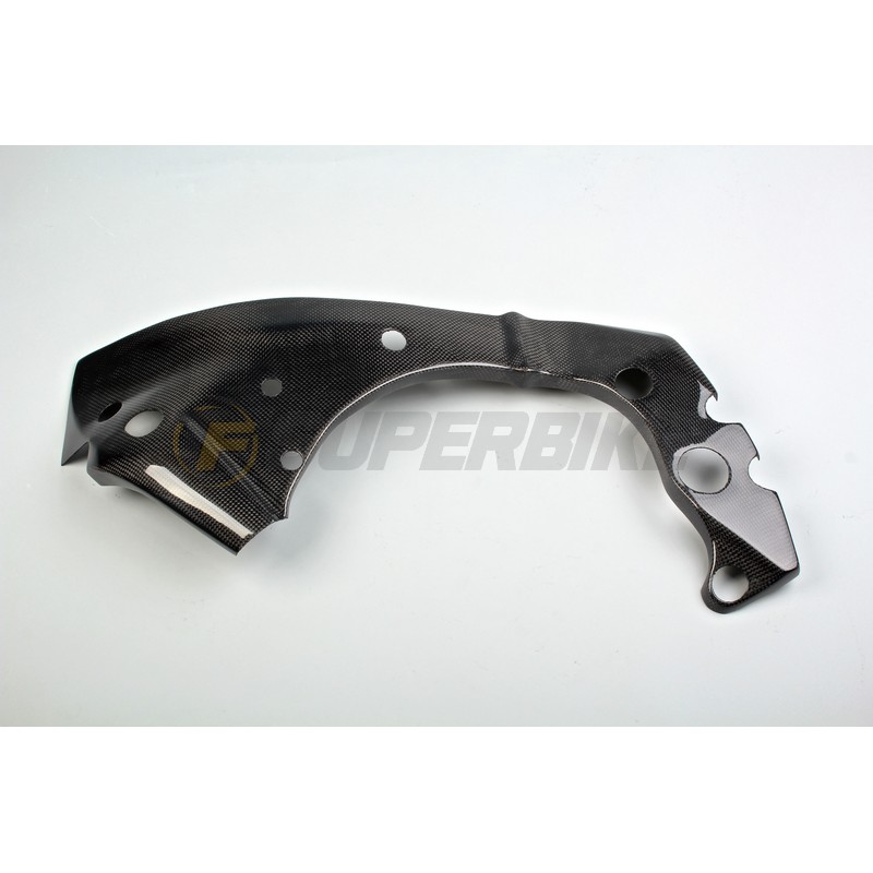 Protector chasis lado izquierdo Yamaha R1 2015-2024 fibra de carbono