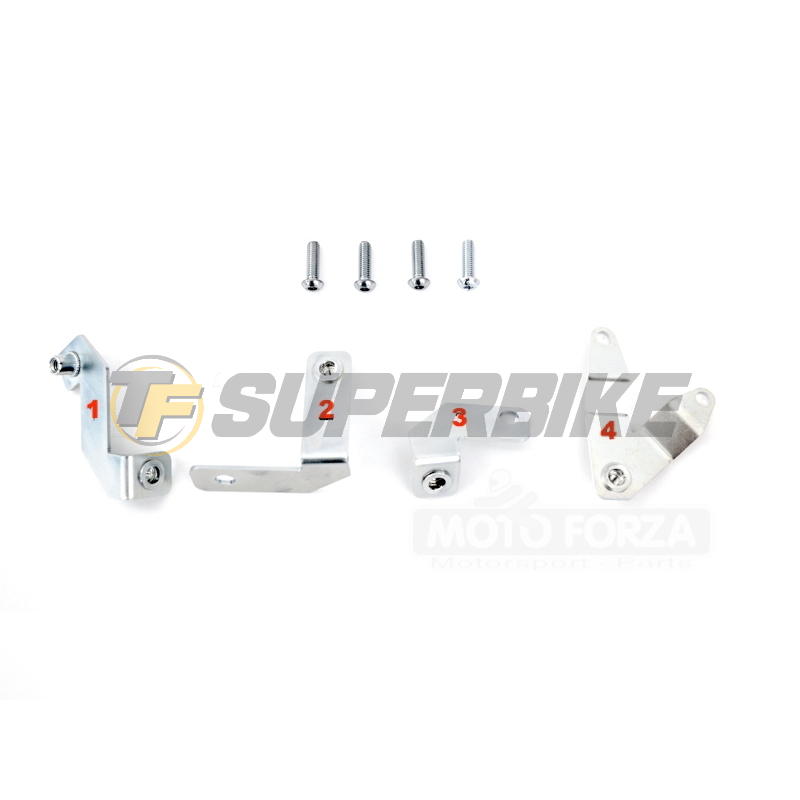 Quilla fibra de vidrio Triumph Speed Triple 955i 2003-2004 con kit de montaje