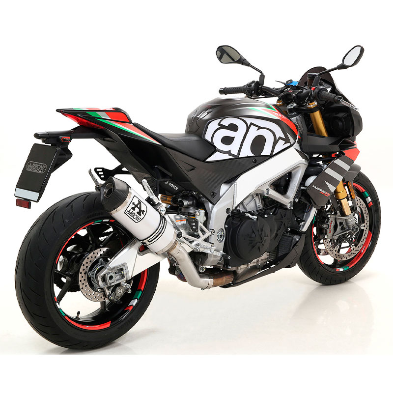 Escape Race-Tech homologado aluminio fondo carbono Aprilia RSV4 / Tuono V4 2019-2020