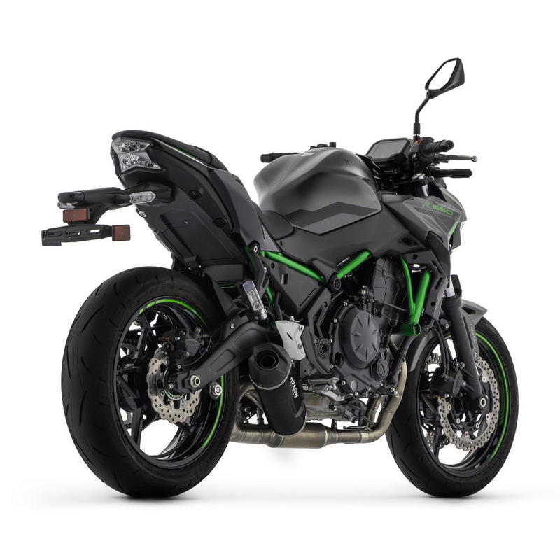 Sistema completo racing Kawasaki Ninja 650 / Z650 2024- con escape Indy Race EVO aluminio Dark