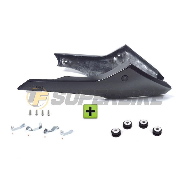 Quilla fibra de vidrio v2 Triumph Speed Triple 1050 2011-2015 con kit de montaje