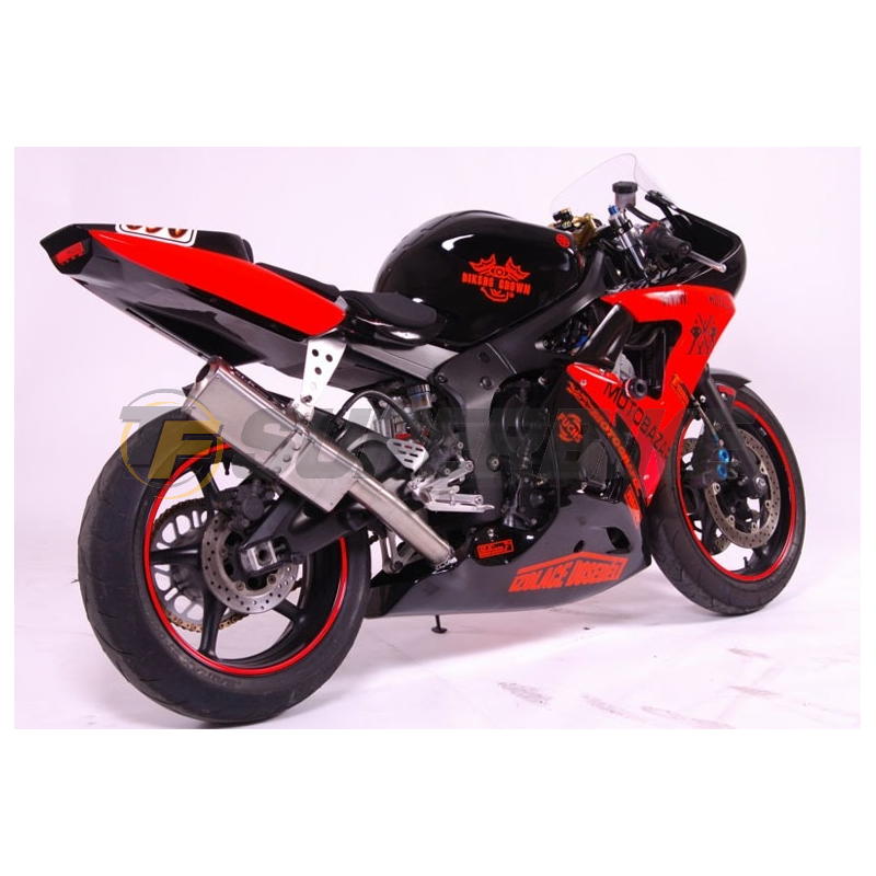 Carenado de fibra Yamaha R6 2003-2005 colín racing