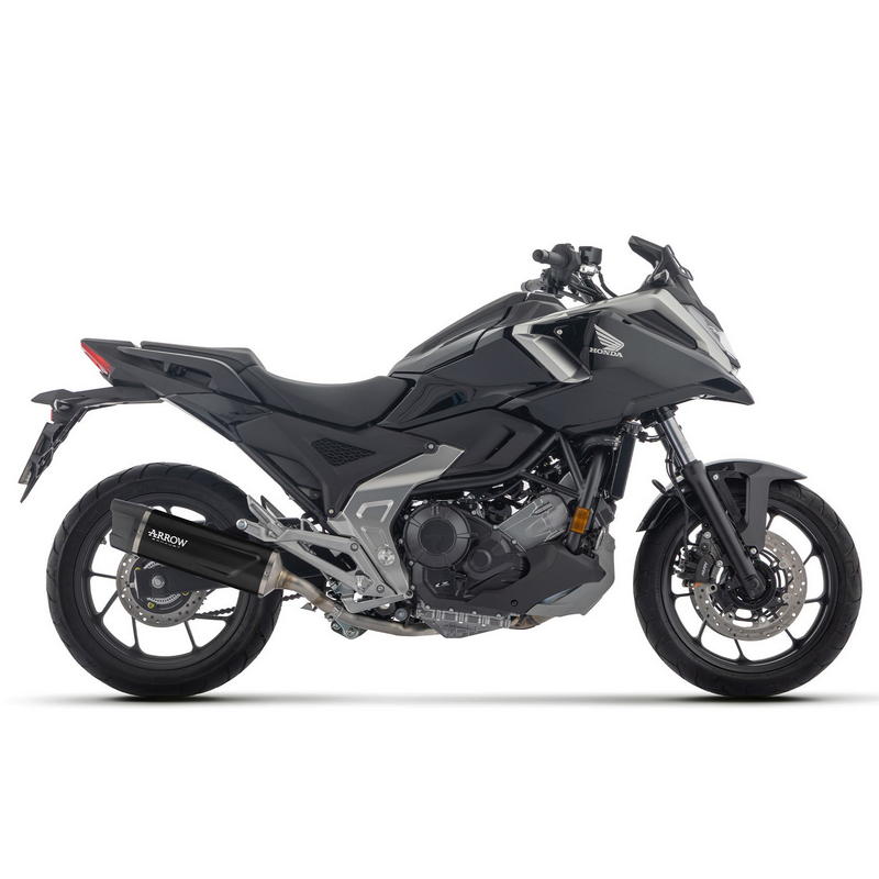 Escape Indy-Race EVO aluminio Dark fondo carbono Honda NC 750 X 2025-
