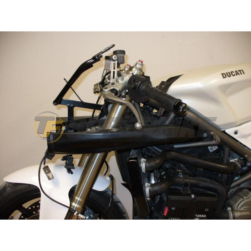 Tobera derecha fibra de vidrio Ducati 848 / 1098 / 1198