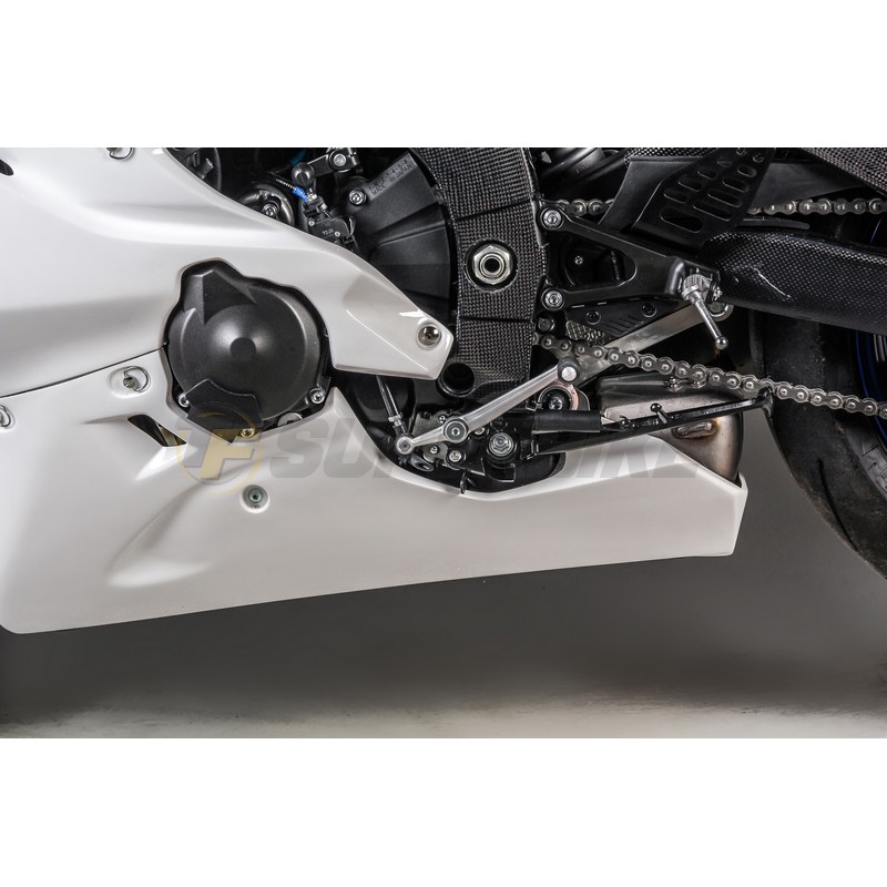 Quilla fibra de vidrio escape original Yamaha R6 2017-2025